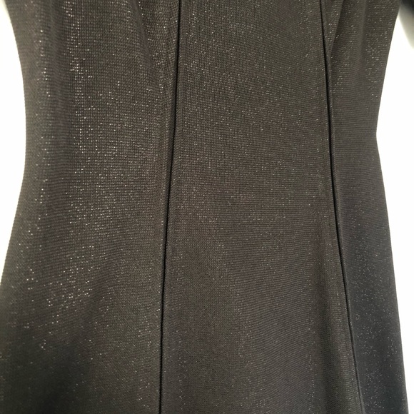 Tommy Hilfiger Shimmer Black Fit and Flare Dress - Picture 4 of 9